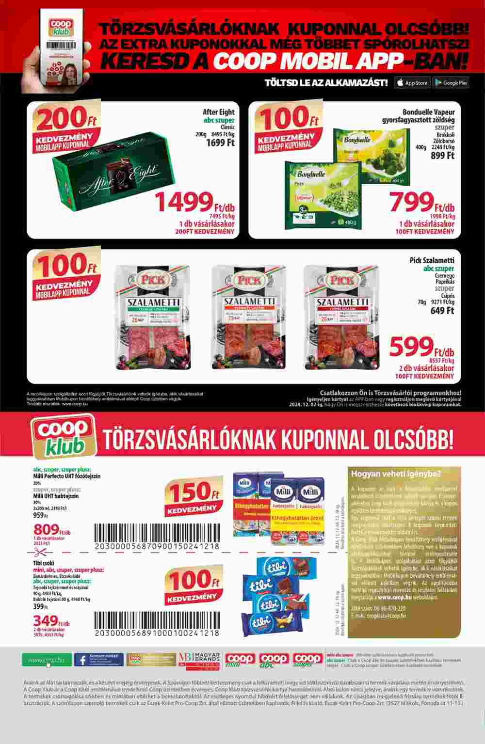 Coop akciós újság 2024.12.12-től - 12. oldal.