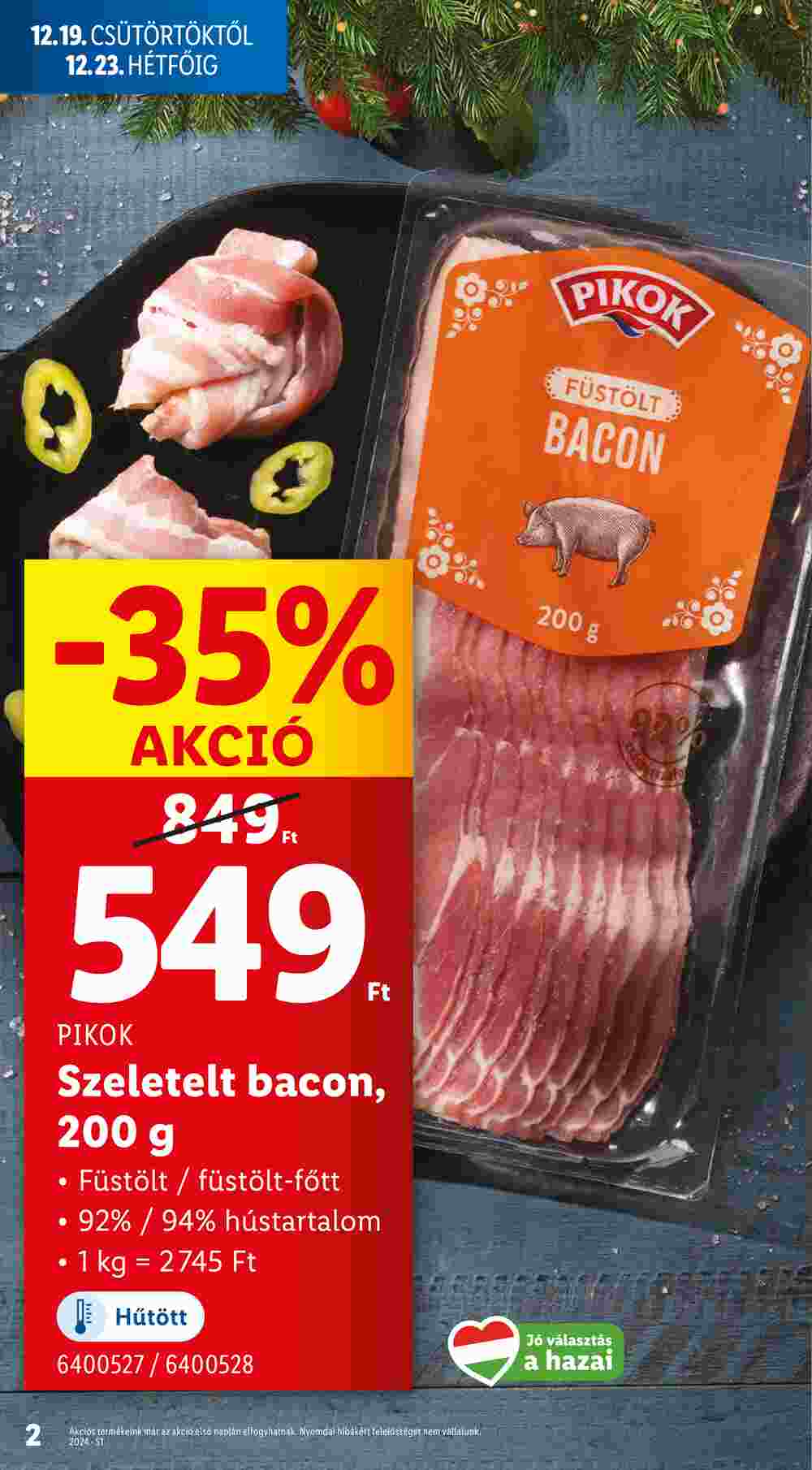 Lidl akciós újság 2024.12.19-től - 2. oldal.