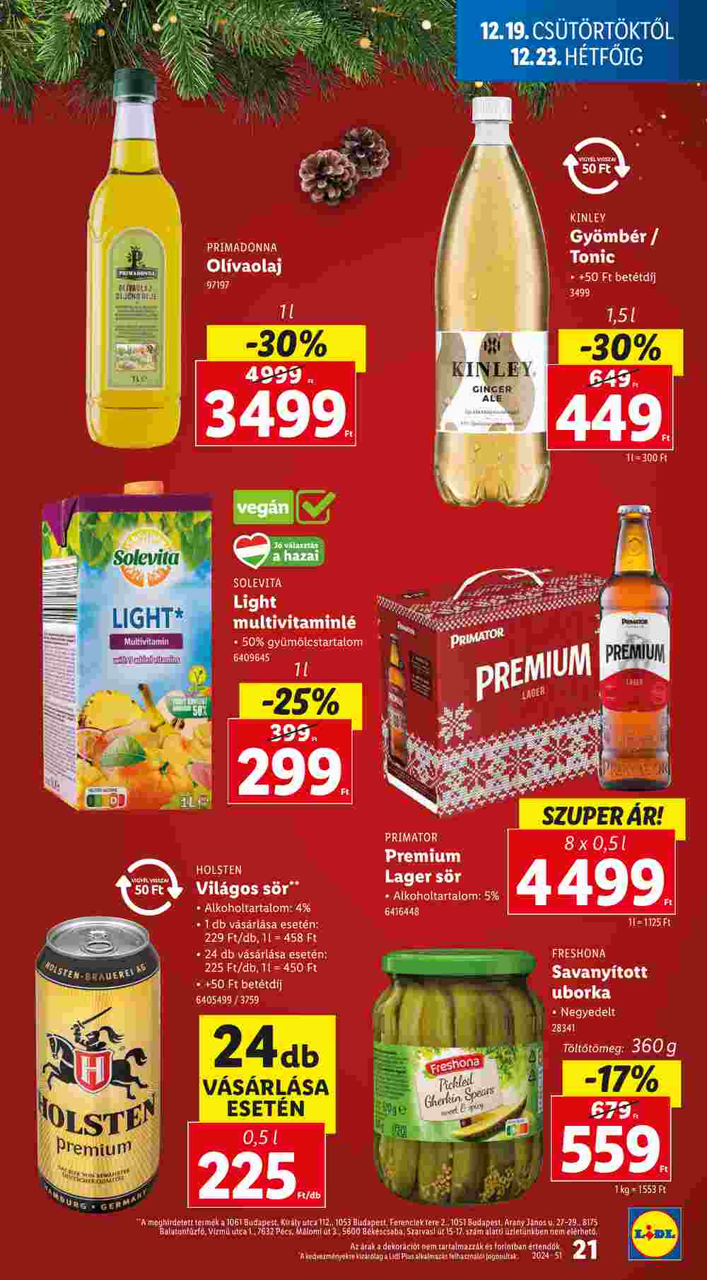 Lidl akciós újság 2024.12.19-től - 21. oldal.