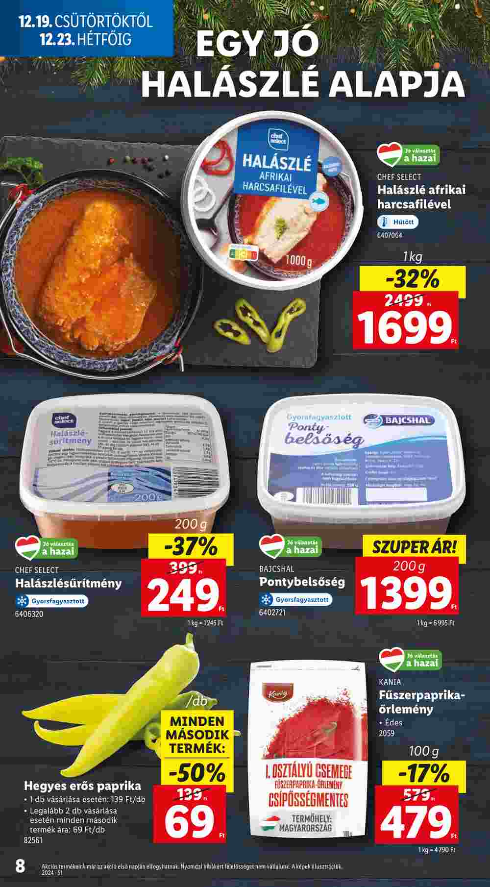 Lidl akciós újság 2024.12.19-től - 8. oldal.