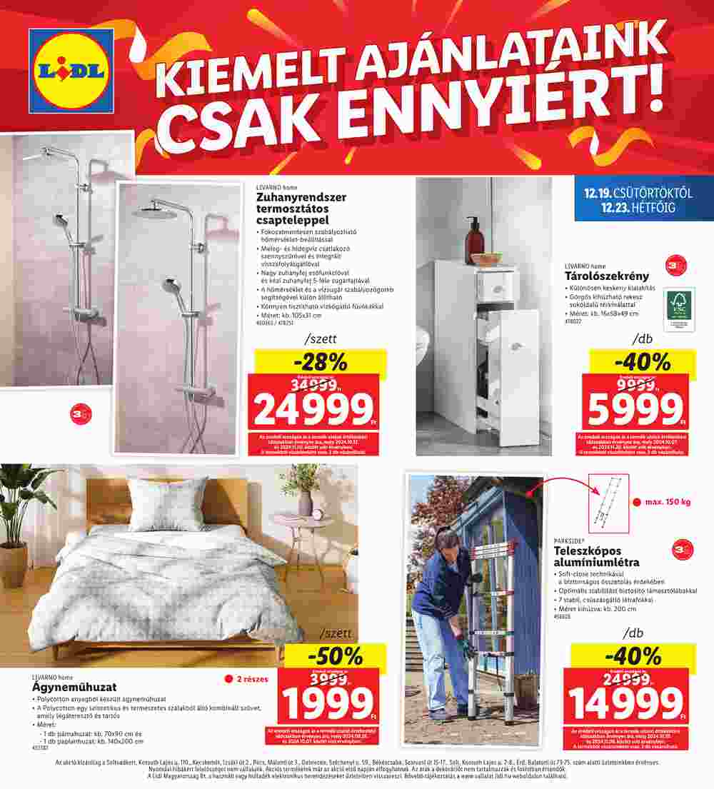 Lidl akciós újság 2024.12.19-től - 4. oldal.