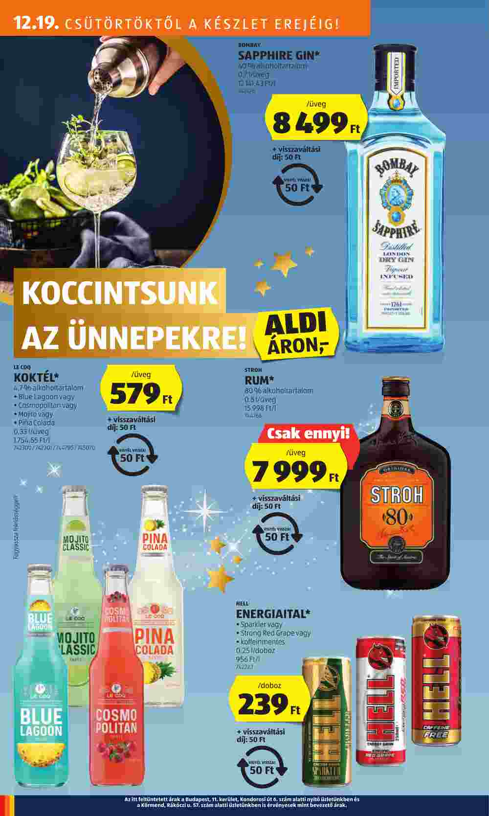 Aldi akciós újság 2024.12.19-től - 22. oldal.