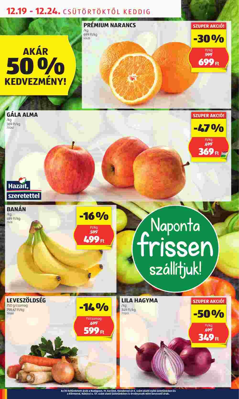 Aldi akciós újság 2024.12.19-től - 4. oldal.