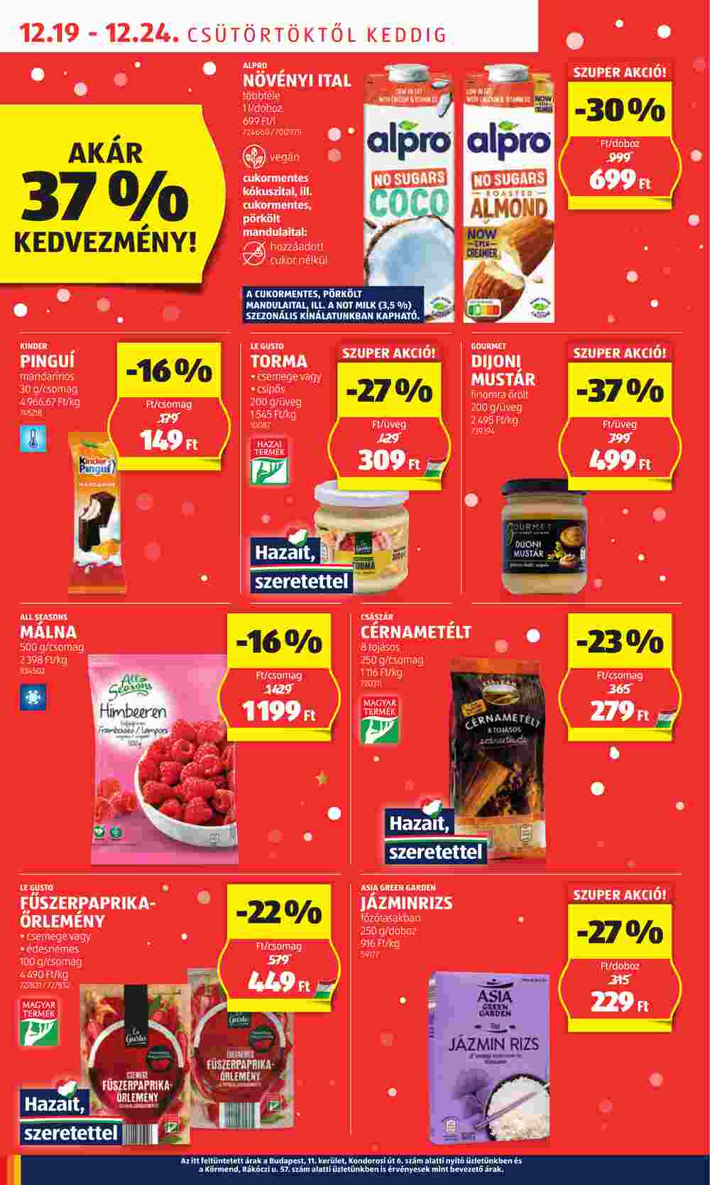 Aldi akciós újság 2024.12.19-től - 6. oldal.