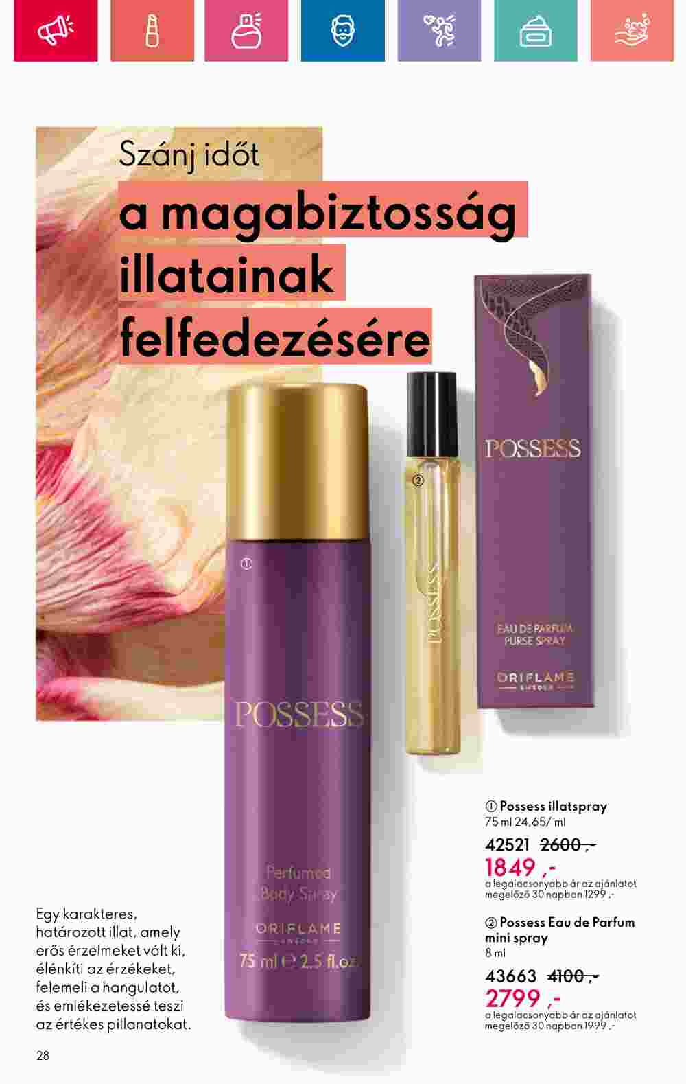 Oriflame akciós újság 2024.12.29-től - 28. oldal.