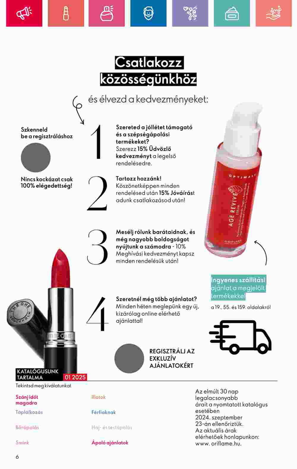 Oriflame akciós újság 2024.12.29-től - 6. oldal.