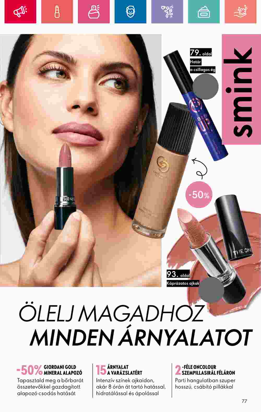 Oriflame akciós újság 2024.12.29-től - 77. oldal.