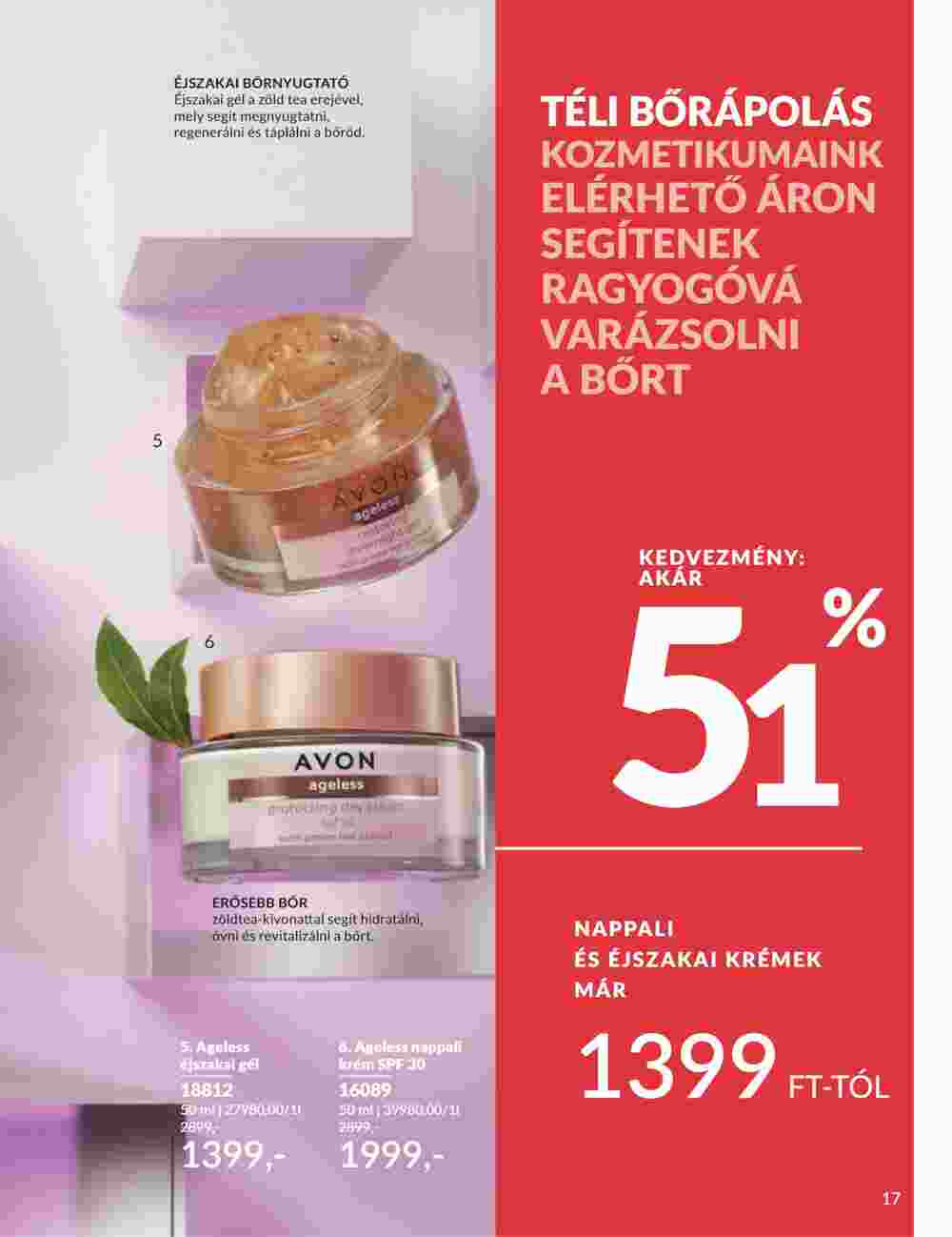 Avon akciós újság 2025.01.01-től - 17. oldal.