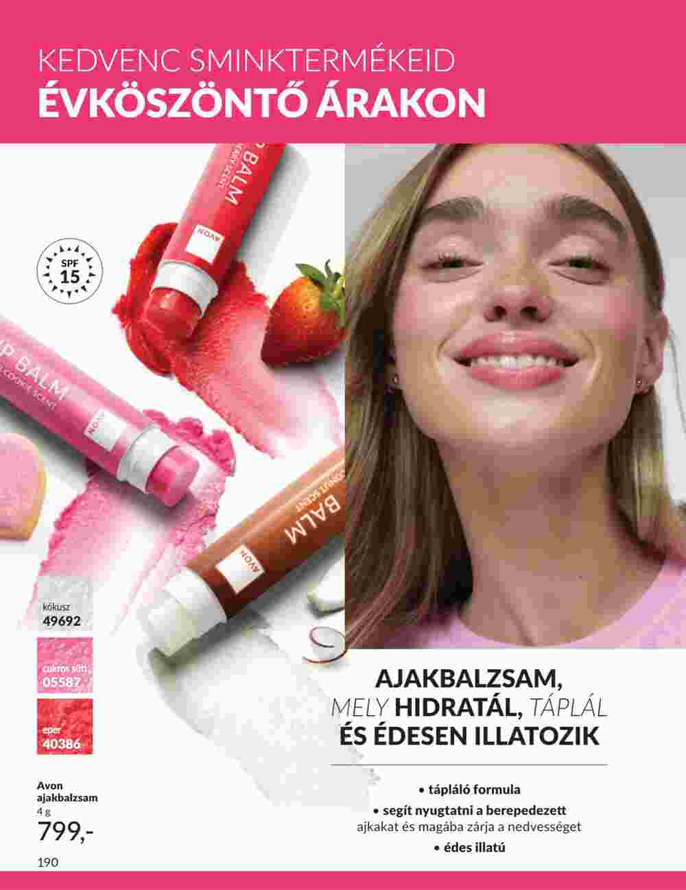 Avon akciós újság 2025.01.01-től - 190. oldal.