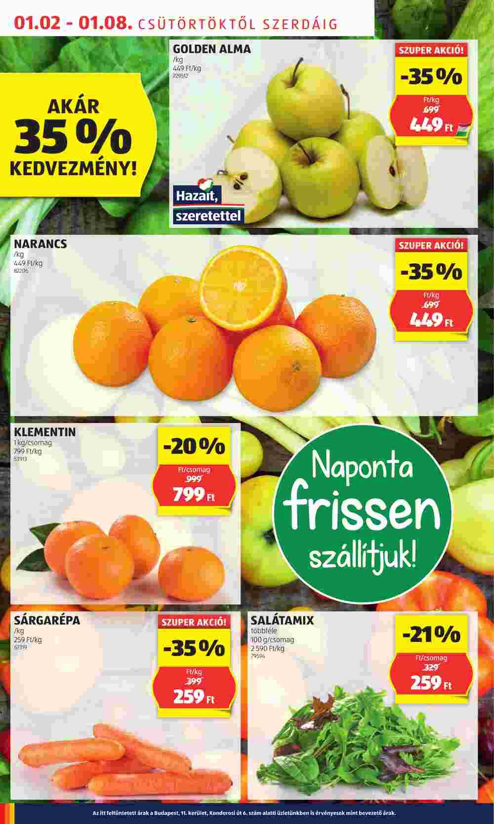 Aldi akciós újság 2025.01.02-től - 4. oldal.