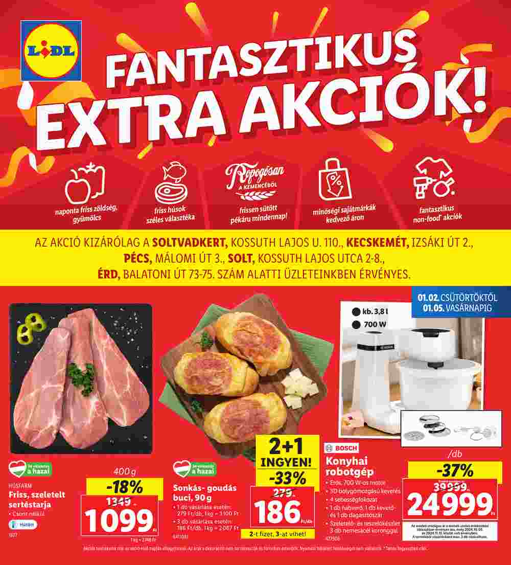 Lidl akciós újság 2025.01.02-től - 1. oldal.