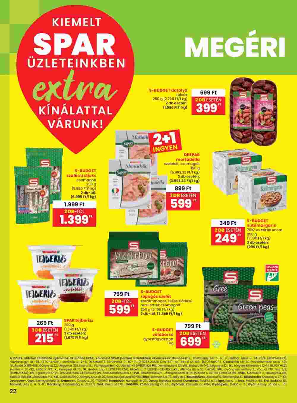 Spar Extra akciós újság 2025.01.02-től - 3. oldal.