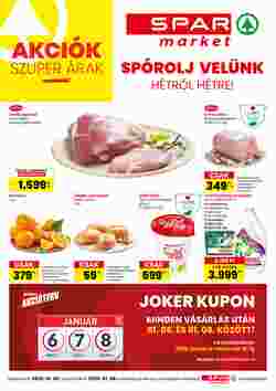 Spar Market akciós újság 2025.01.02-től