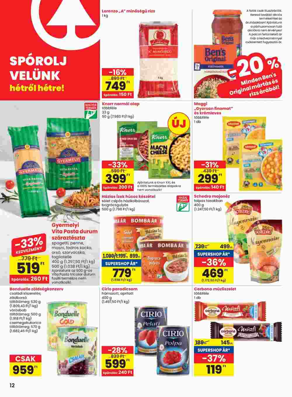 Spar akciós újság 2025.01.09-től - 12. oldal.