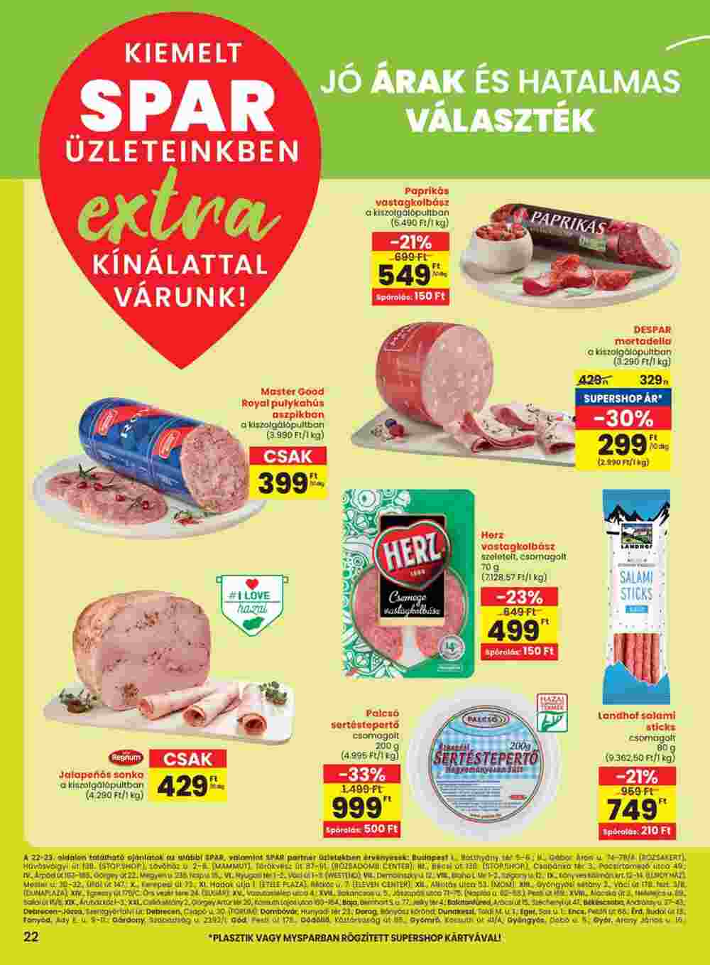 Spar Extra akciós újság 2025.01.09-től - 3. oldal.