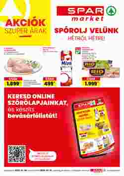 Spar Market akciós újság 2025.01.09-től