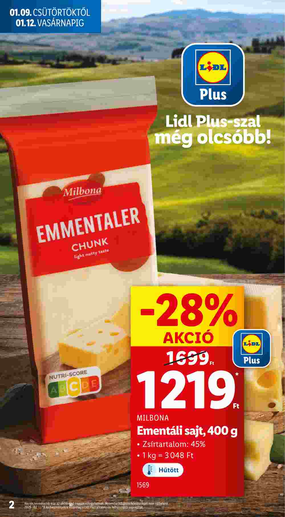 Lidl akciós újság 2025.01.09-től - 2. oldal.