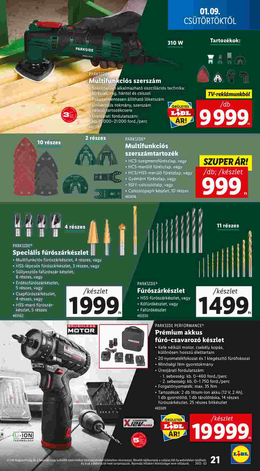 Lidl akciós újság 2025.01.09-től - 21. oldal.