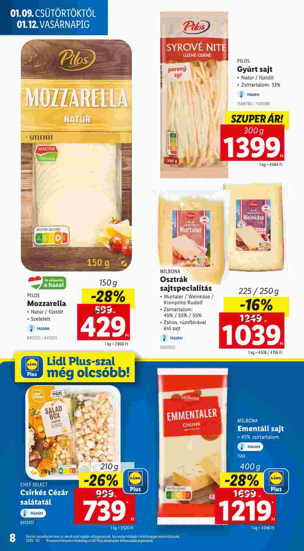 Lidl akciós újság 2025.01.09-től - 8. oldal.