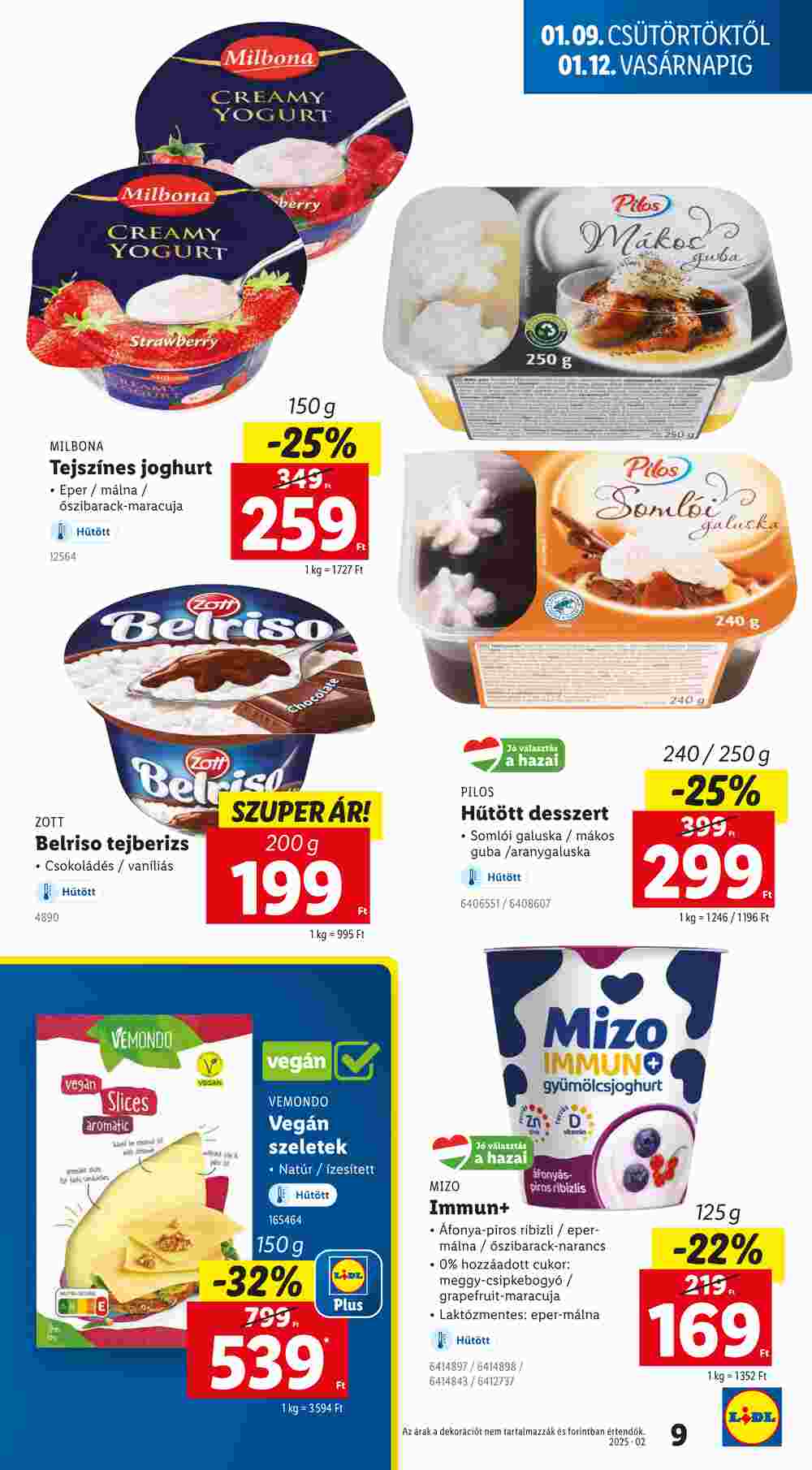 Lidl akciós újság 2025.01.09-től - 9. oldal.