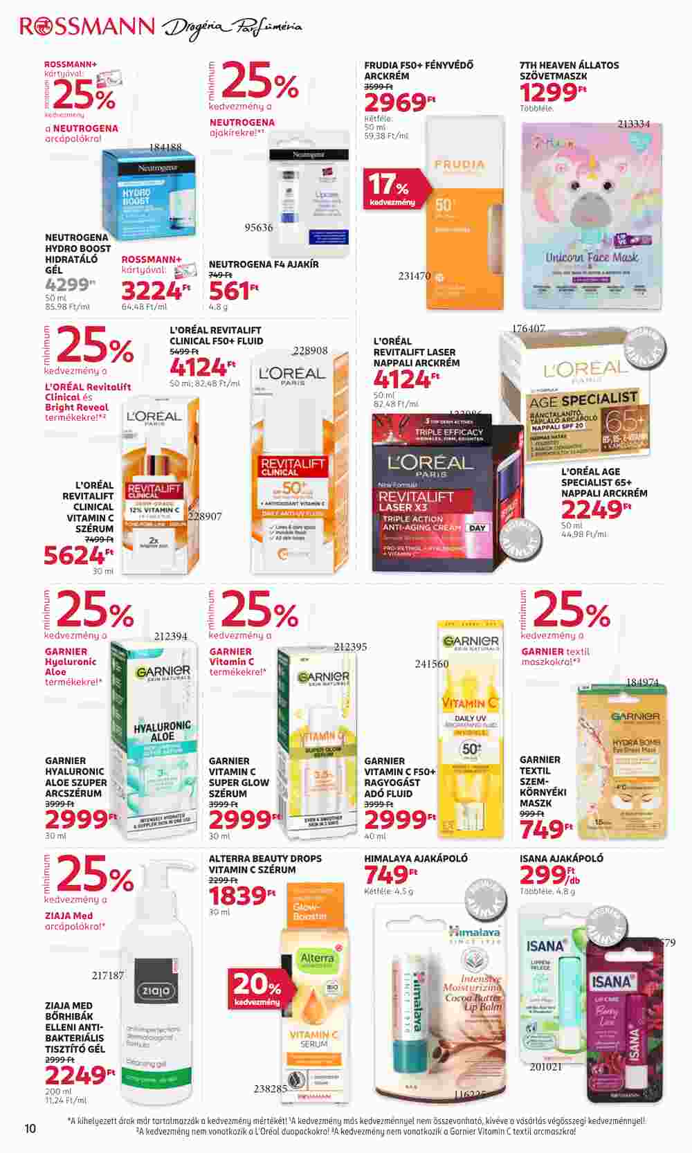 Rossmann akciós újság 2025.01.13-tól - 10. oldal.