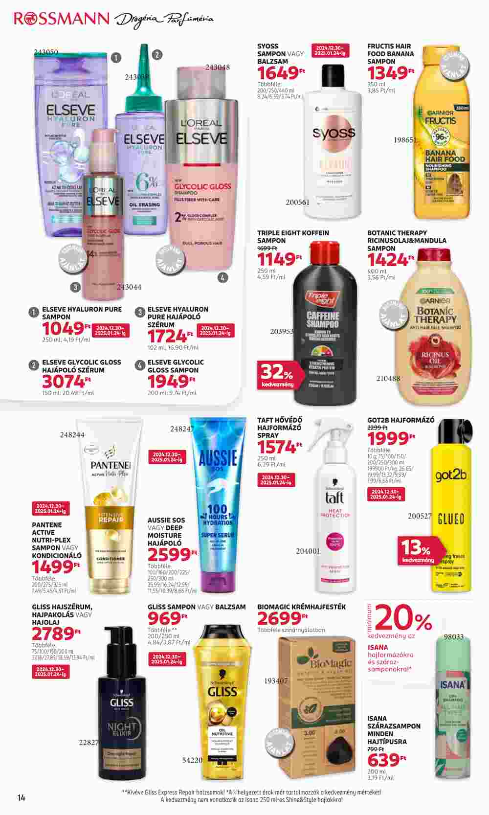 Rossmann akciós újság 2025.01.13-tól - 16. oldal.