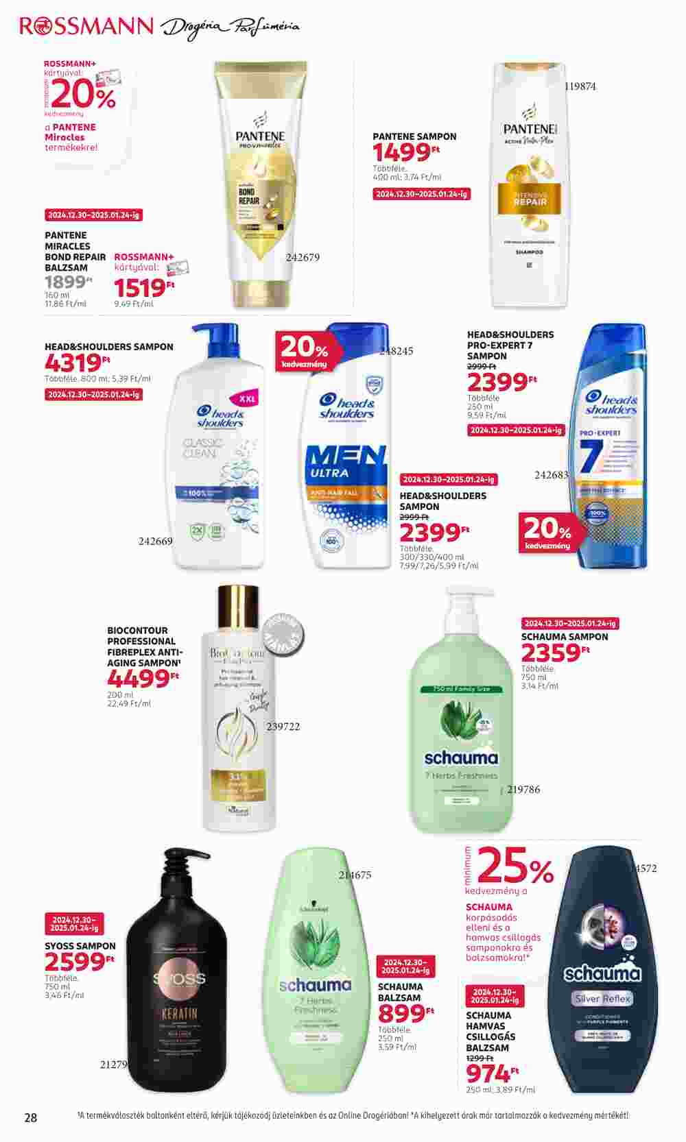 Rossmann akciós újság 2025.01.13-tól - 30. oldal.