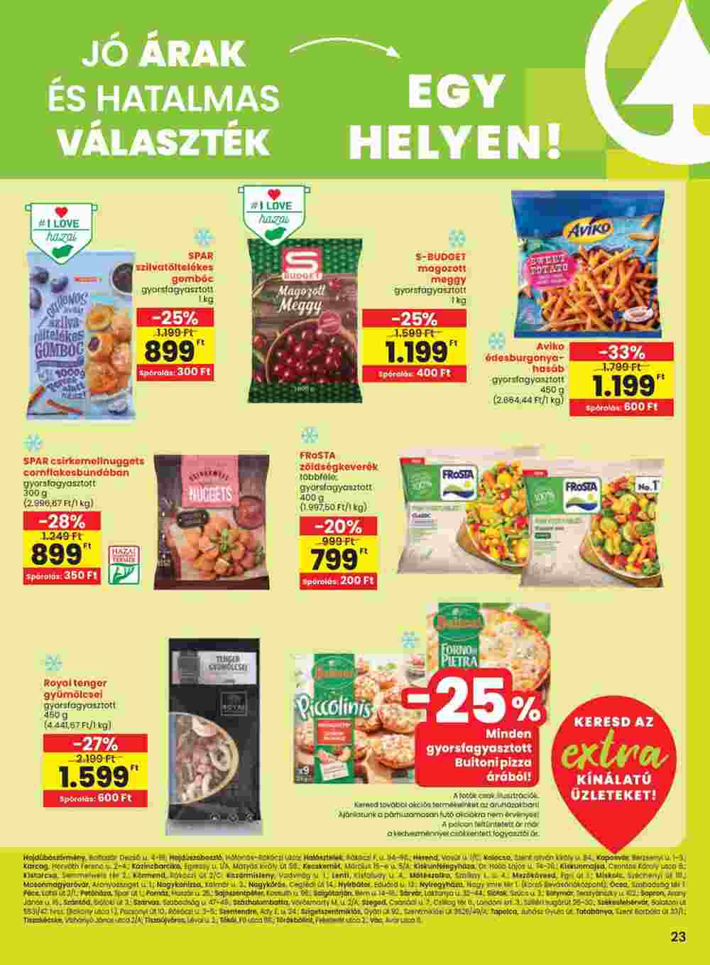 Spar Extra akciós újság 2025.01.16-tól - 4. oldal.