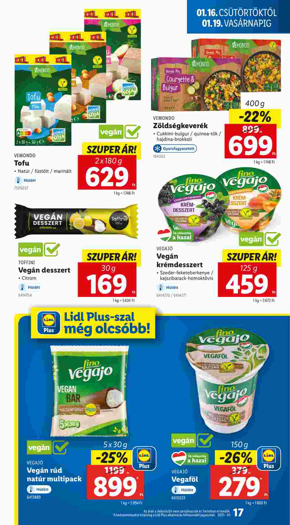 Lidl akciós újság 2025.01.16-tól - 17. oldal.