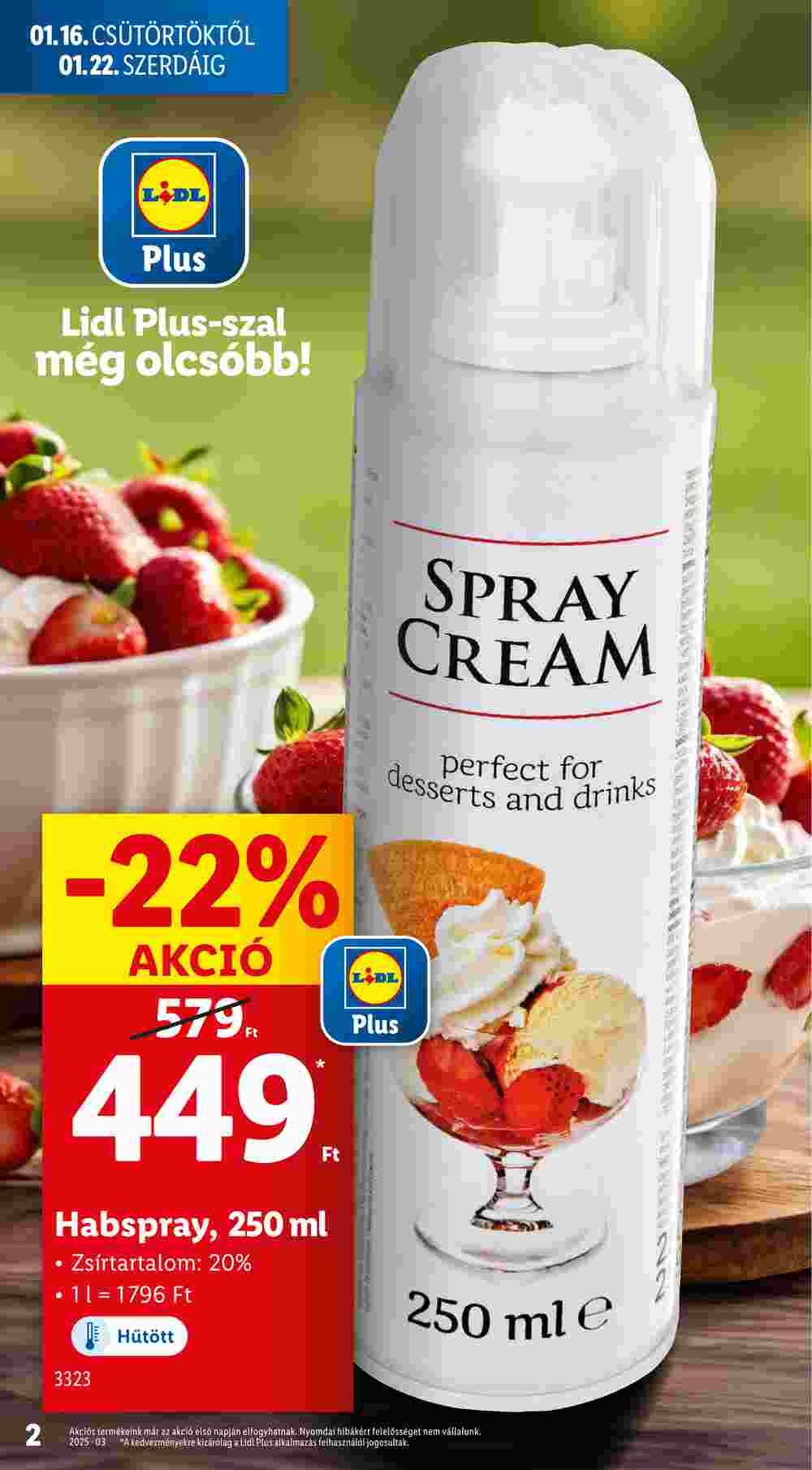 Lidl akciós újság 2025.01.16-tól - 2. oldal.