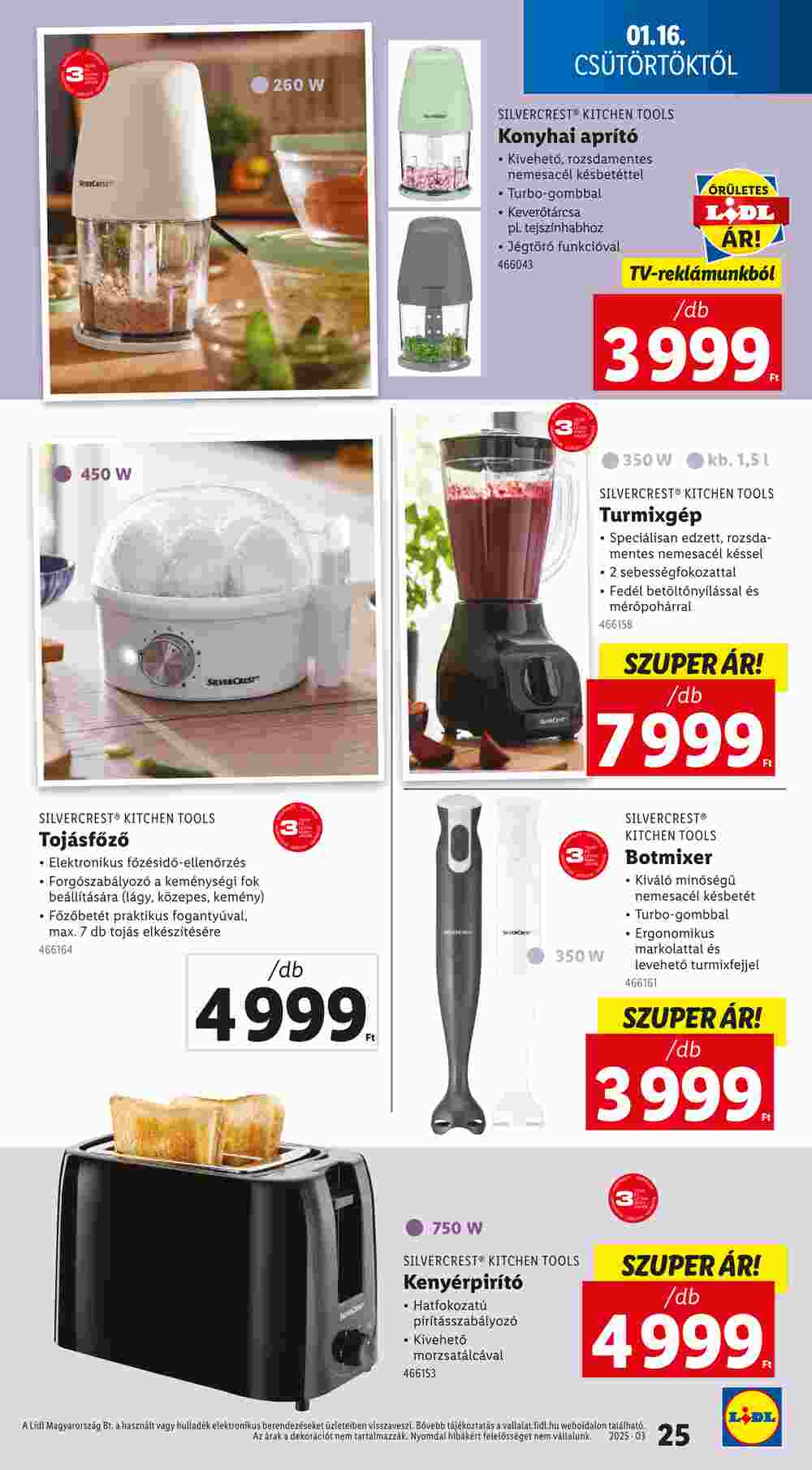 Lidl akciós újság 2025.01.16-tól - 25. oldal.