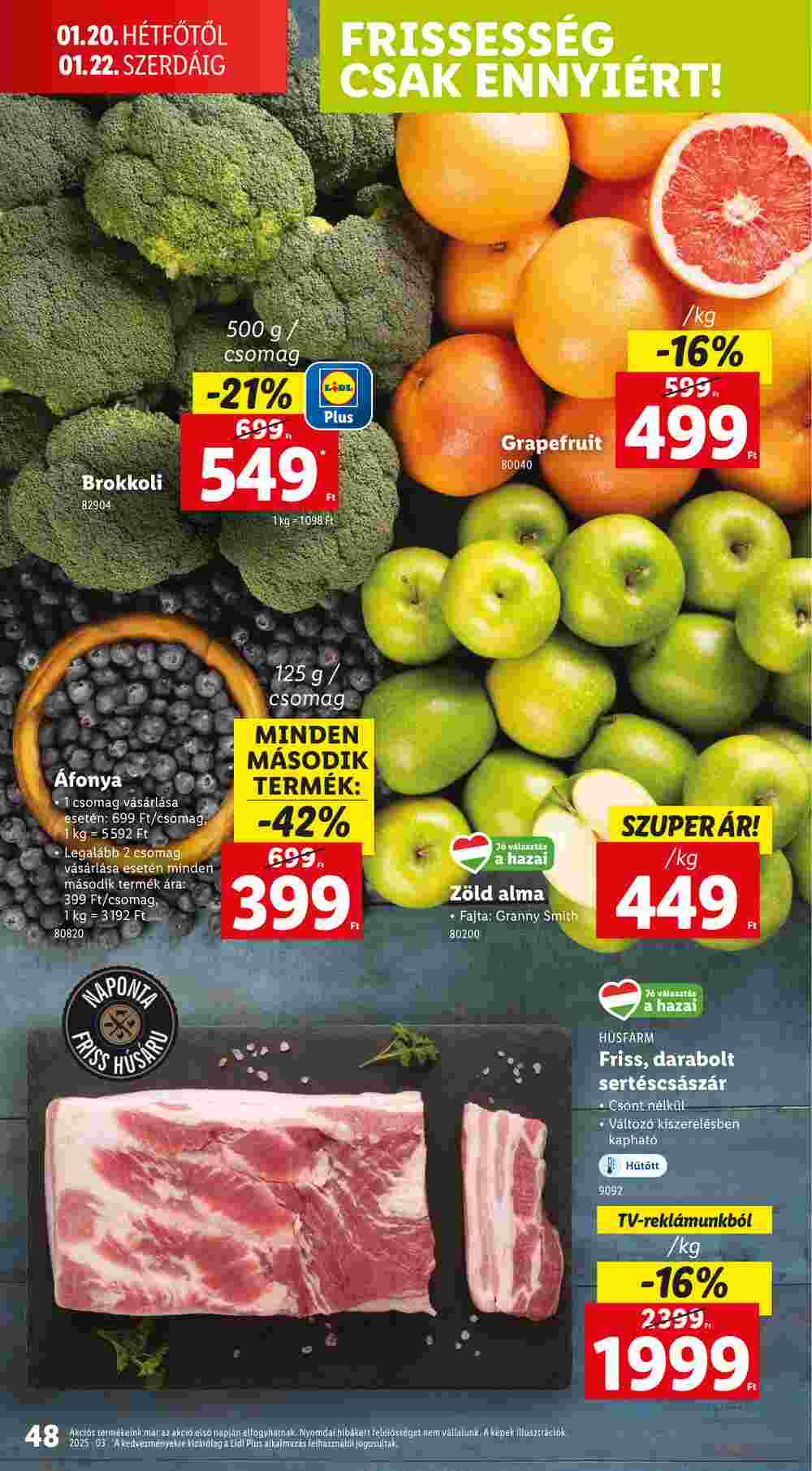 Lidl akciós újság 2025.01.16-tól - 48. oldal.