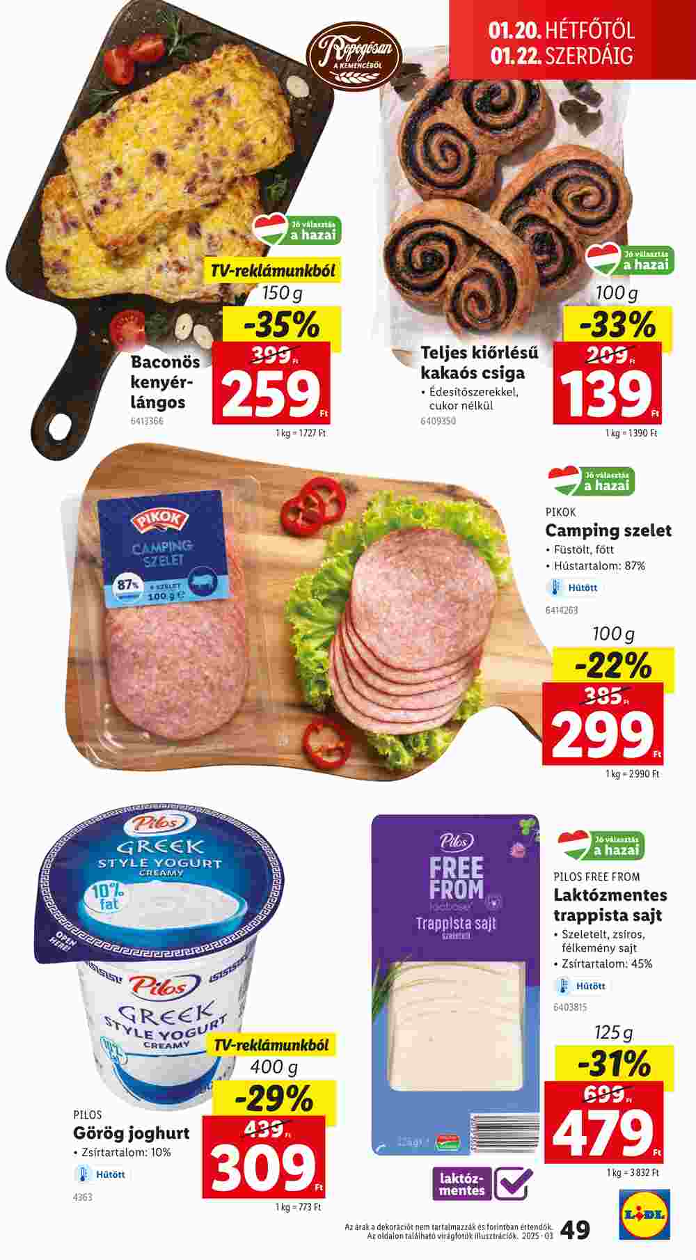 Lidl akciós újság 2025.01.16-tól - 49. oldal.