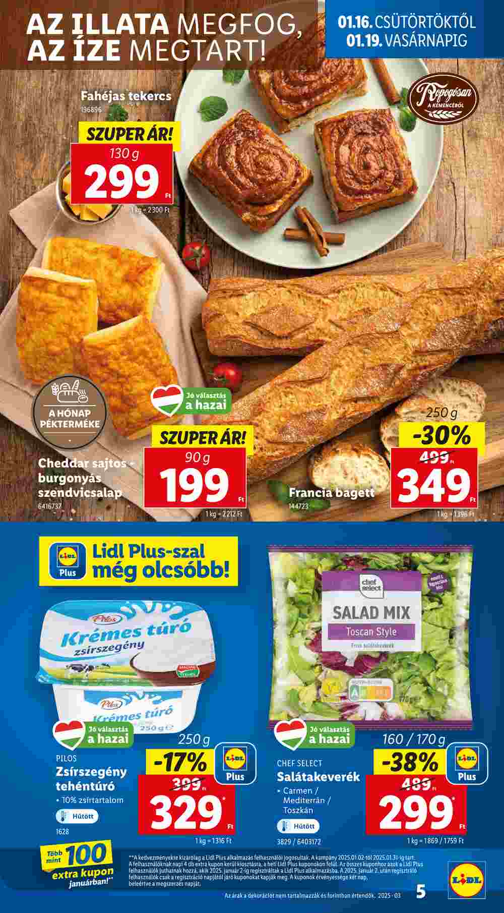 Lidl akciós újság 2025.01.16-tól - 5. oldal.