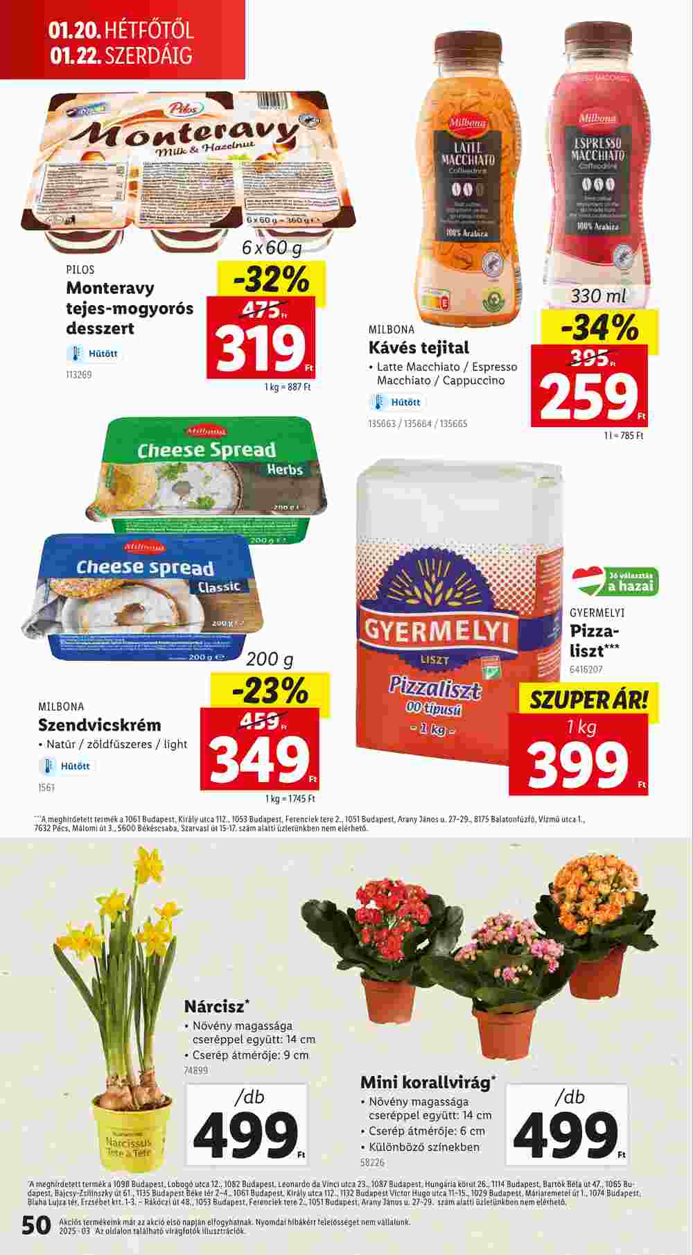 Lidl akciós újság 2025.01.16-tól - 50. oldal.