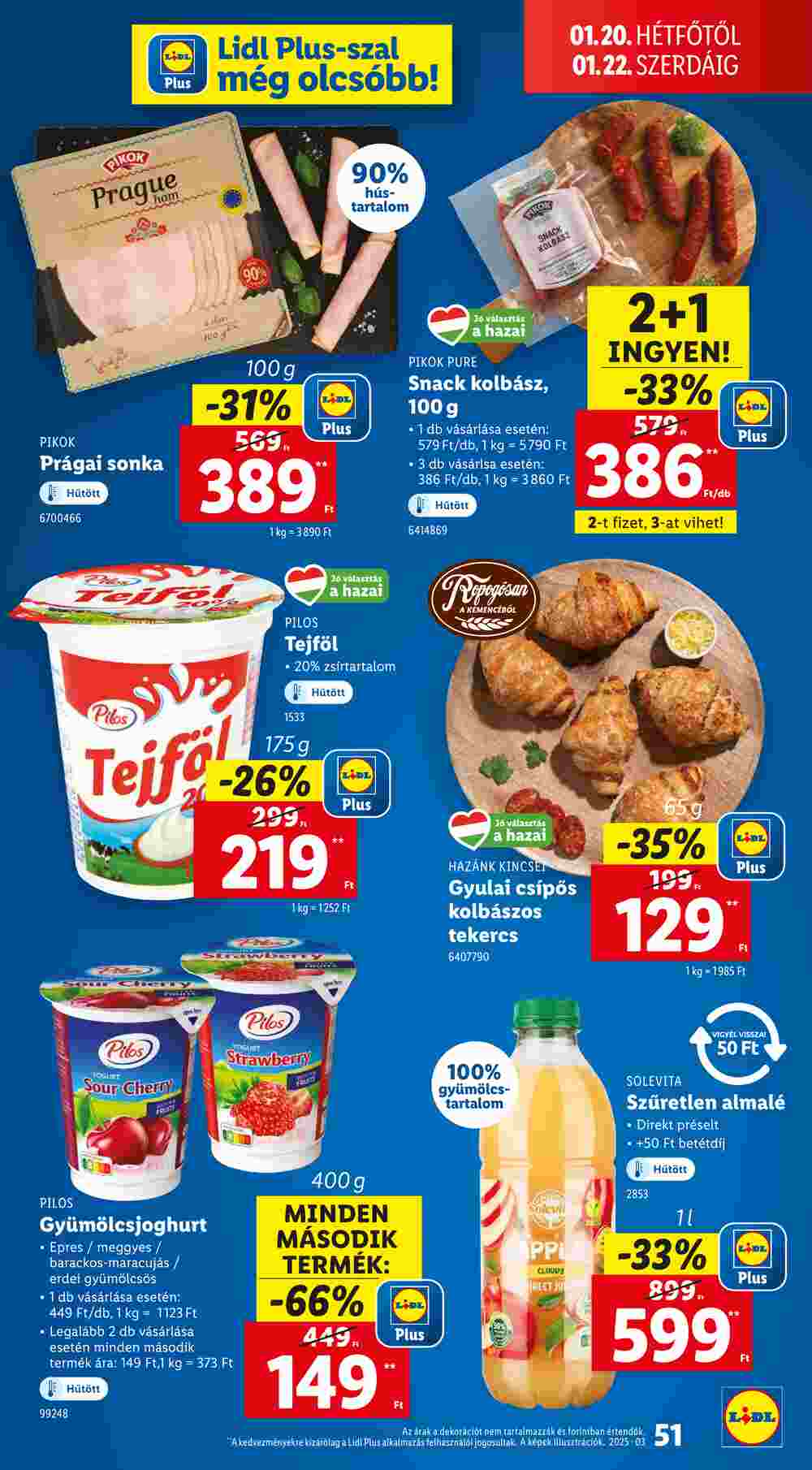 Lidl akciós újság 2025.01.16-tól - 51. oldal.