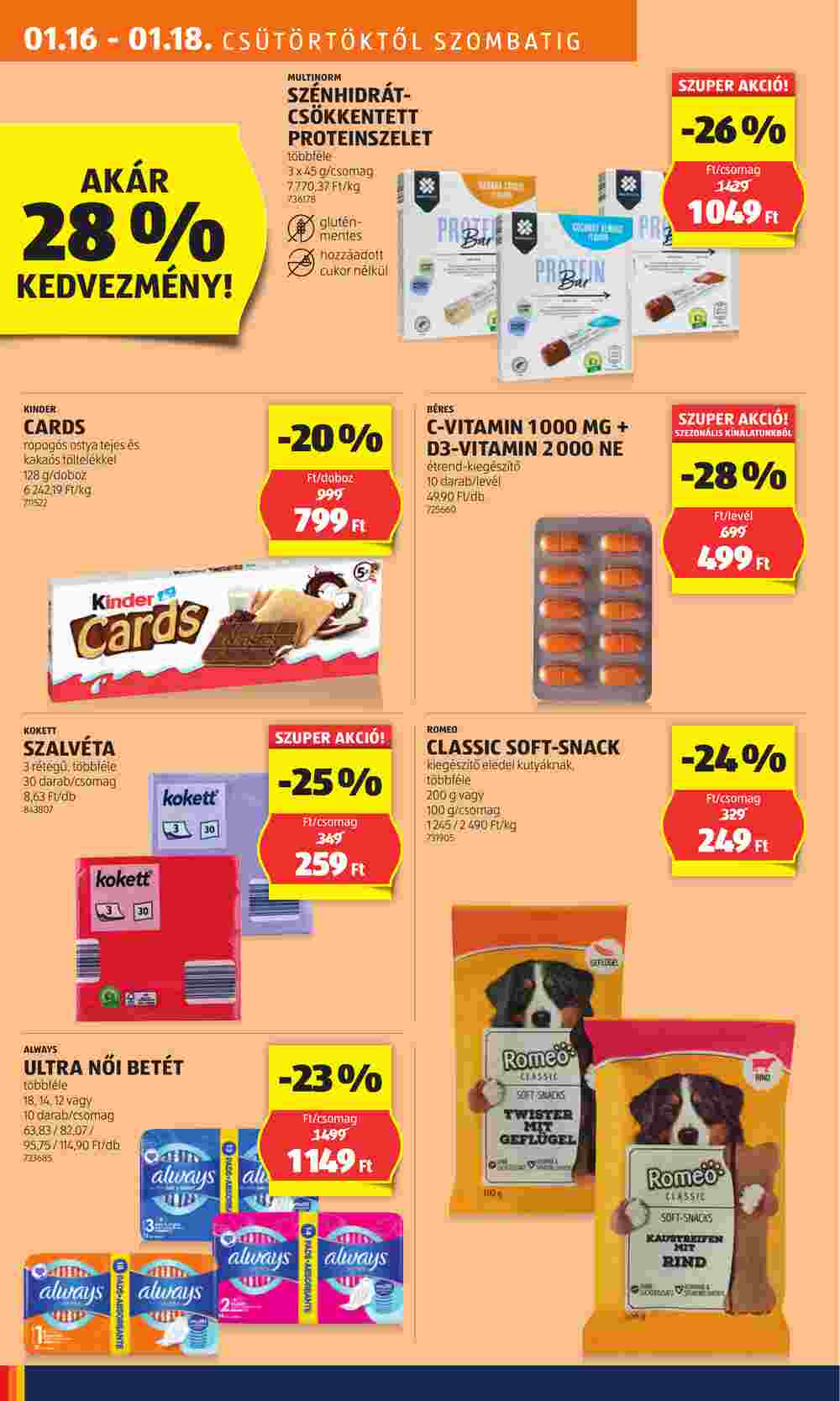 Aldi akciós újság 2025.01.16-tól - 16. oldal.