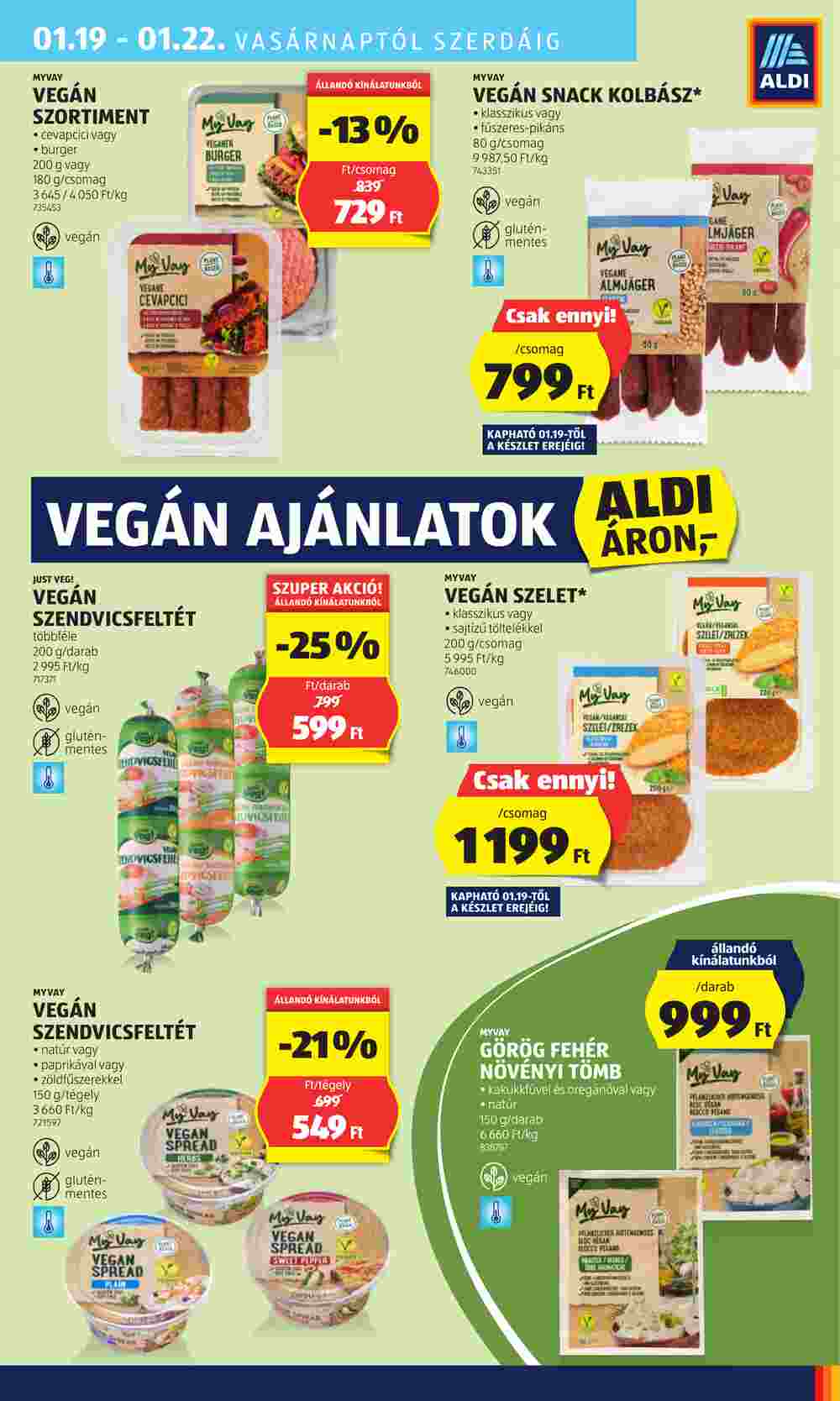 Aldi akciós újság 2025.01.16-tól - 39. oldal.