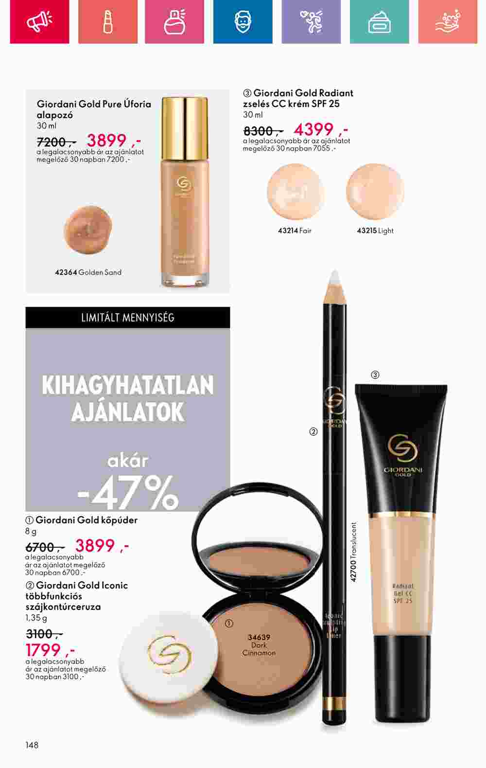 Oriflame akciós újság 2025.01.19-től - 148. oldal.