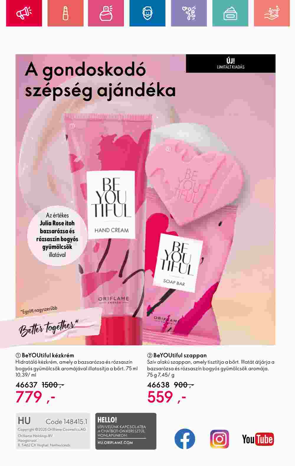 Oriflame akciós újság 2025.01.19-től - 164. oldal.