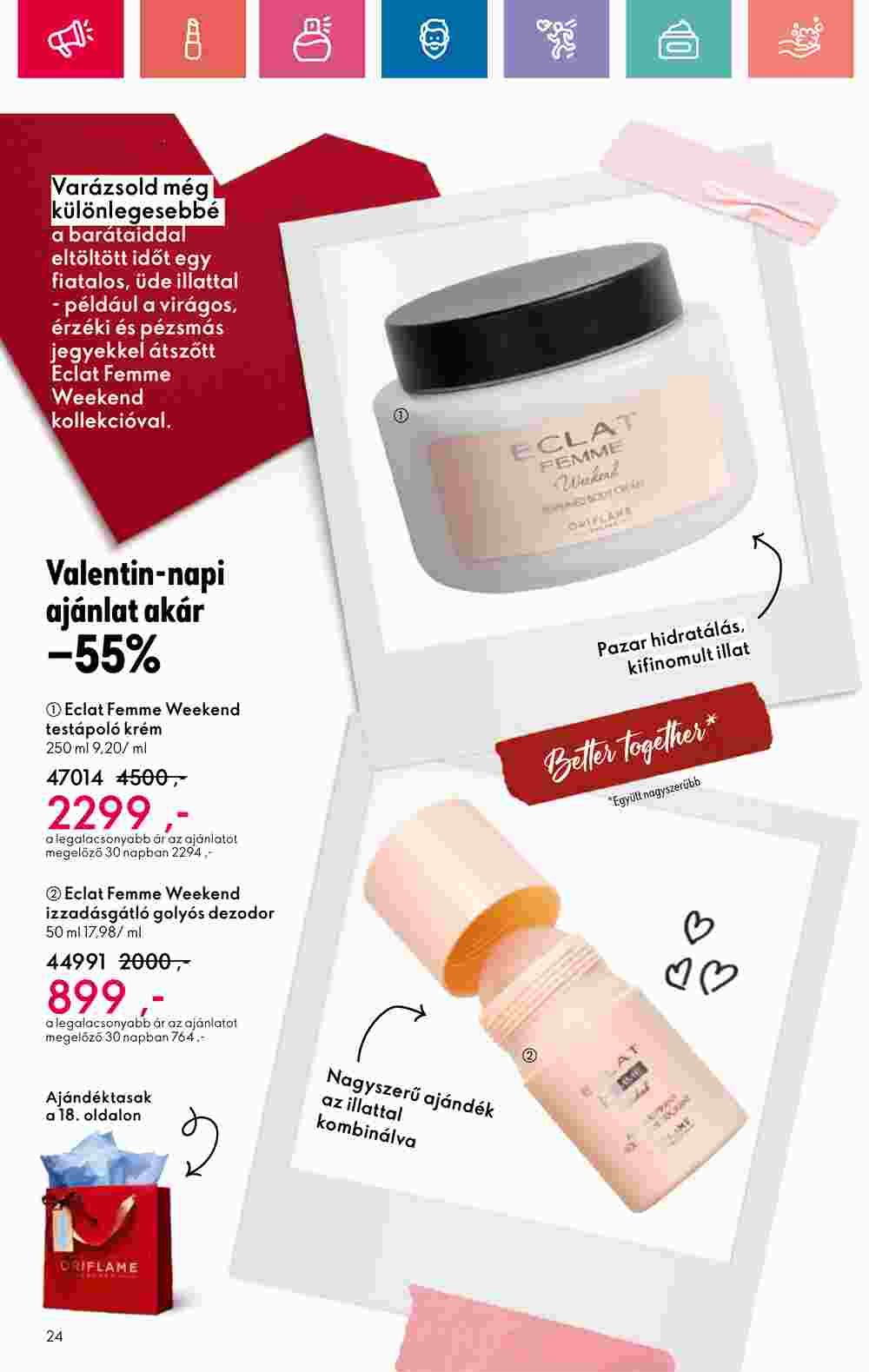 Oriflame akciós újság 2025.01.19-től - 24. oldal.