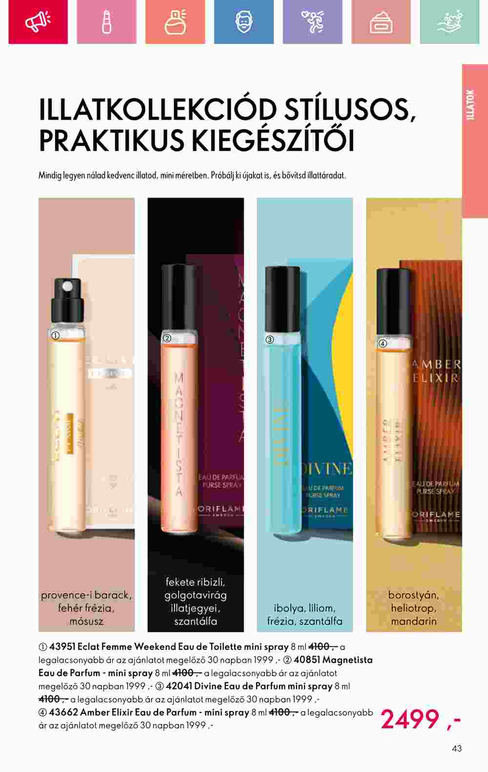 Oriflame akciós újság 2025.01.19-től - 43. oldal.