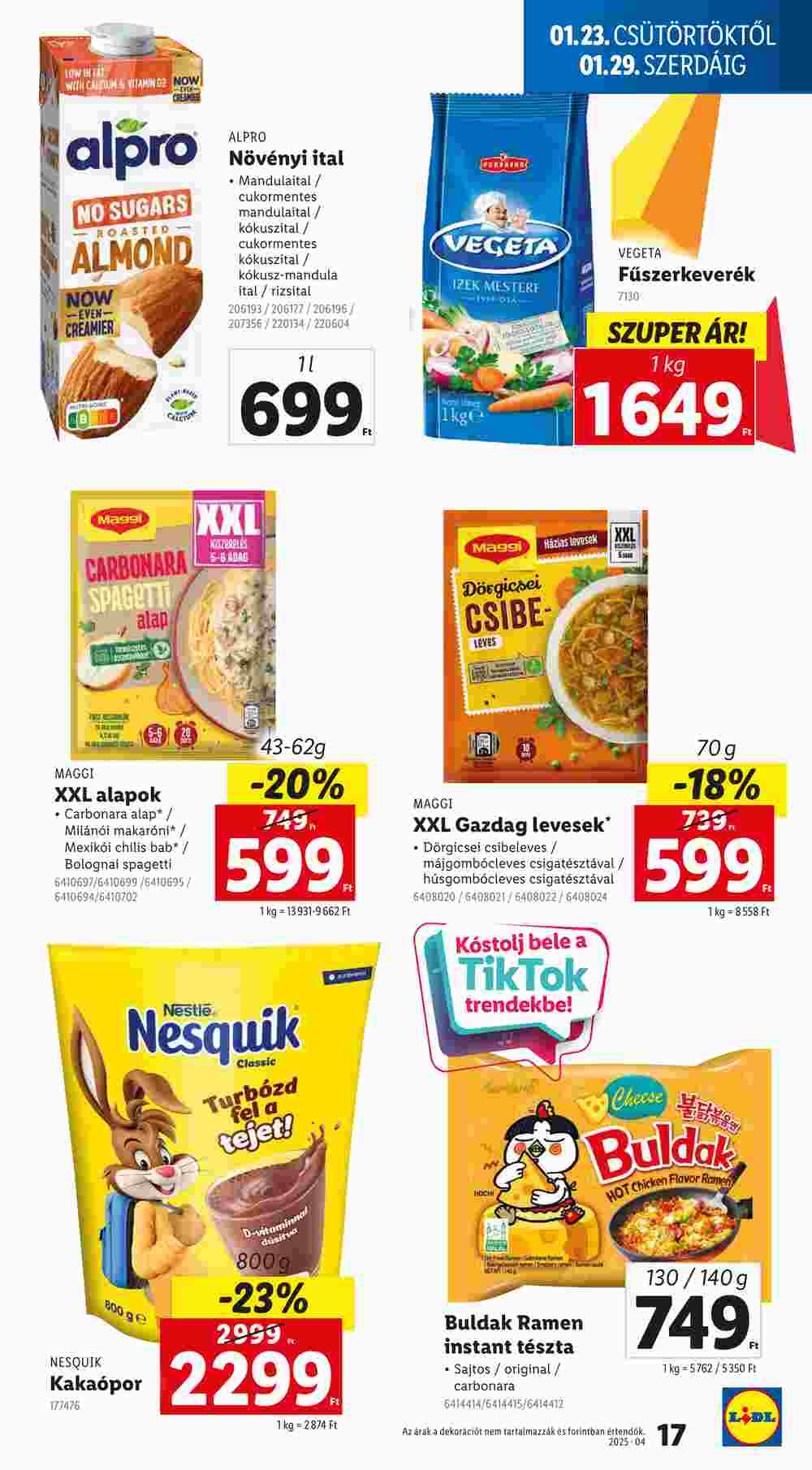 Lidl akciós újság 2025.01.23-tól - 17. oldal.