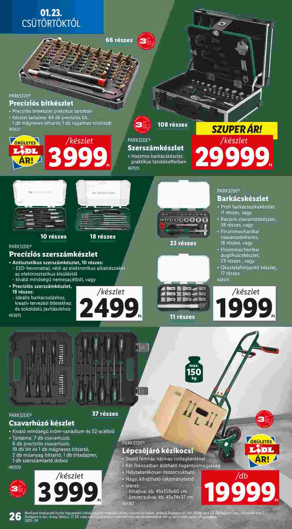 Lidl akciós újság 2025.01.23-tól - 26. oldal.