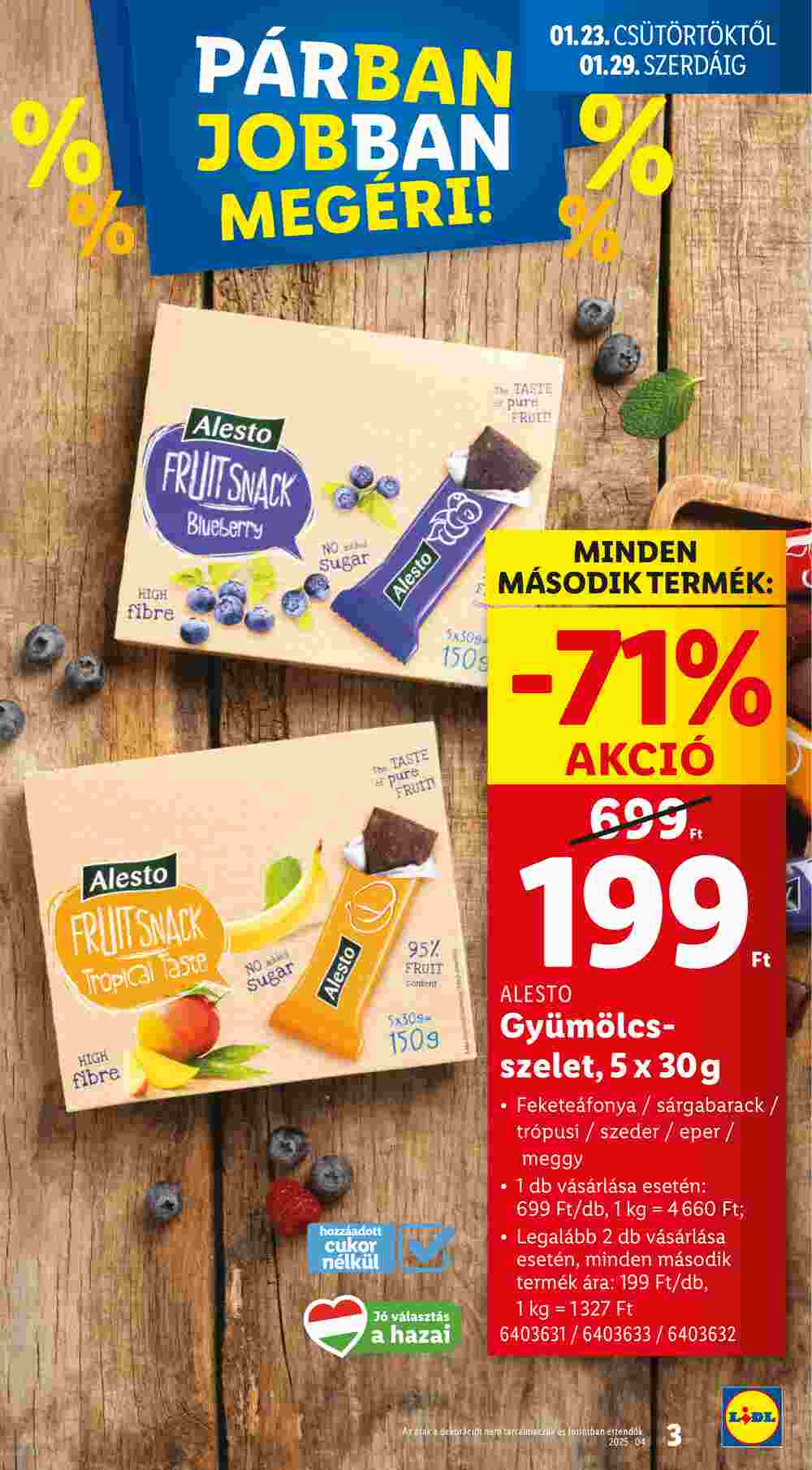 Lidl akciós újság 2025.01.23-tól - 3. oldal.