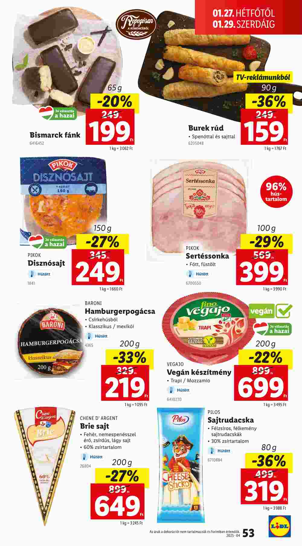 Lidl akciós újság 2025.01.23-tól - 53. oldal.