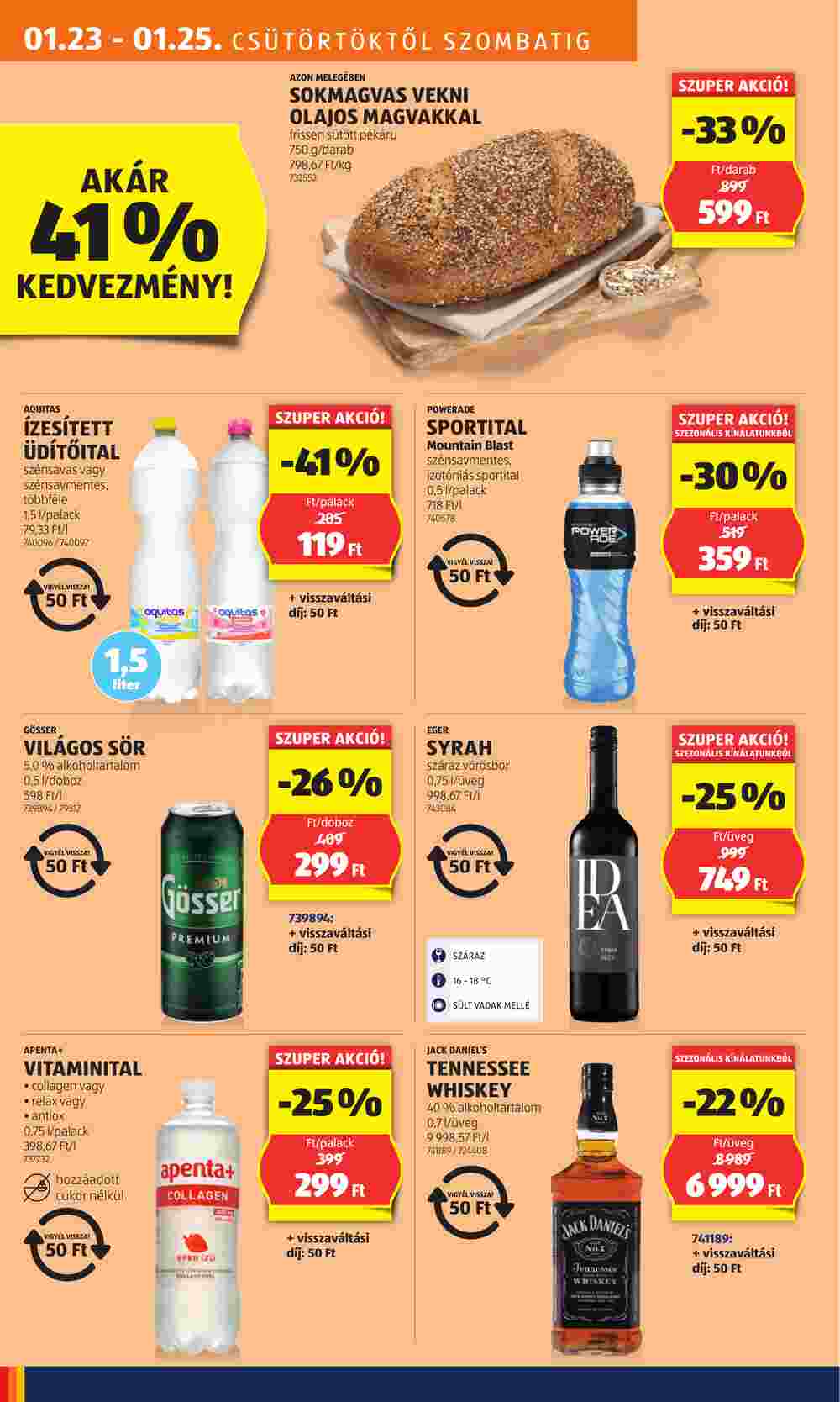 Aldi akciós újság 2025.01.23-tól - 16. oldal.