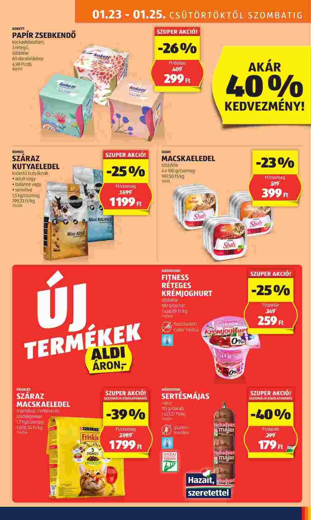 Aldi akciós újság 2025.01.23-tól - 17. oldal.