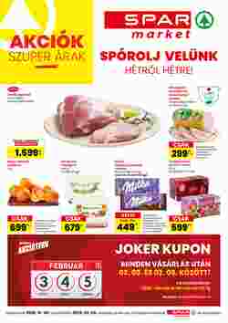 Spar Market akciós újság 2025.01.30-tól