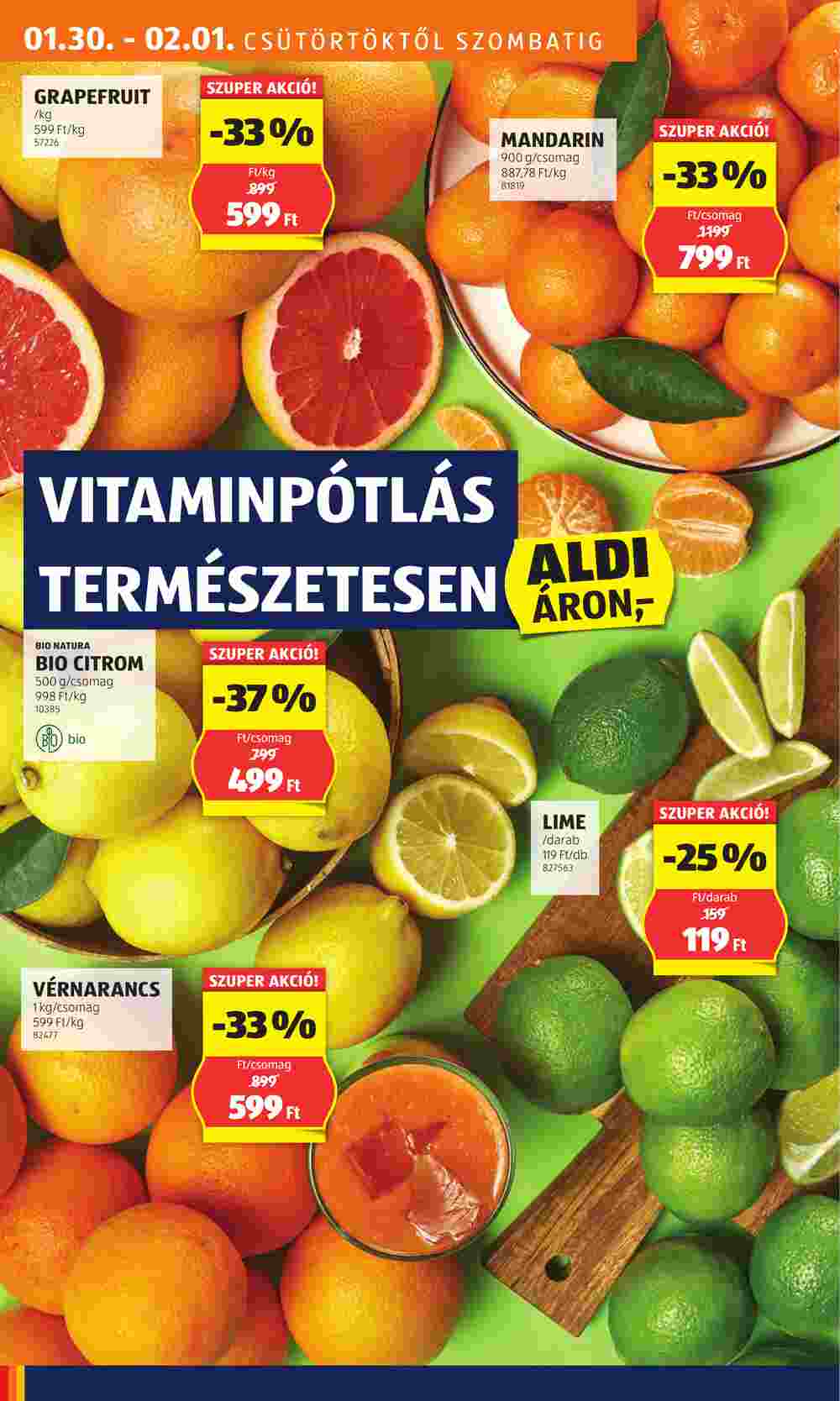 Aldi akciós újság 2025.01.30-tól - 28. oldal.